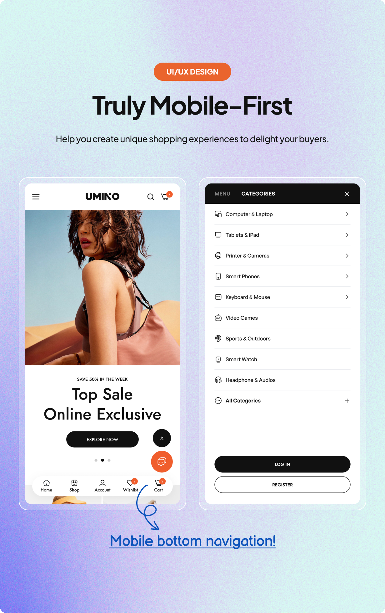 Umino - Multipurpose Responsive Magento 2 /Adobe Commerce Theme